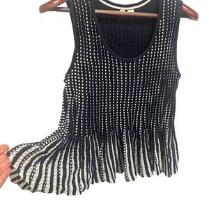 Moth Anthropology Stretch Knit Tank L